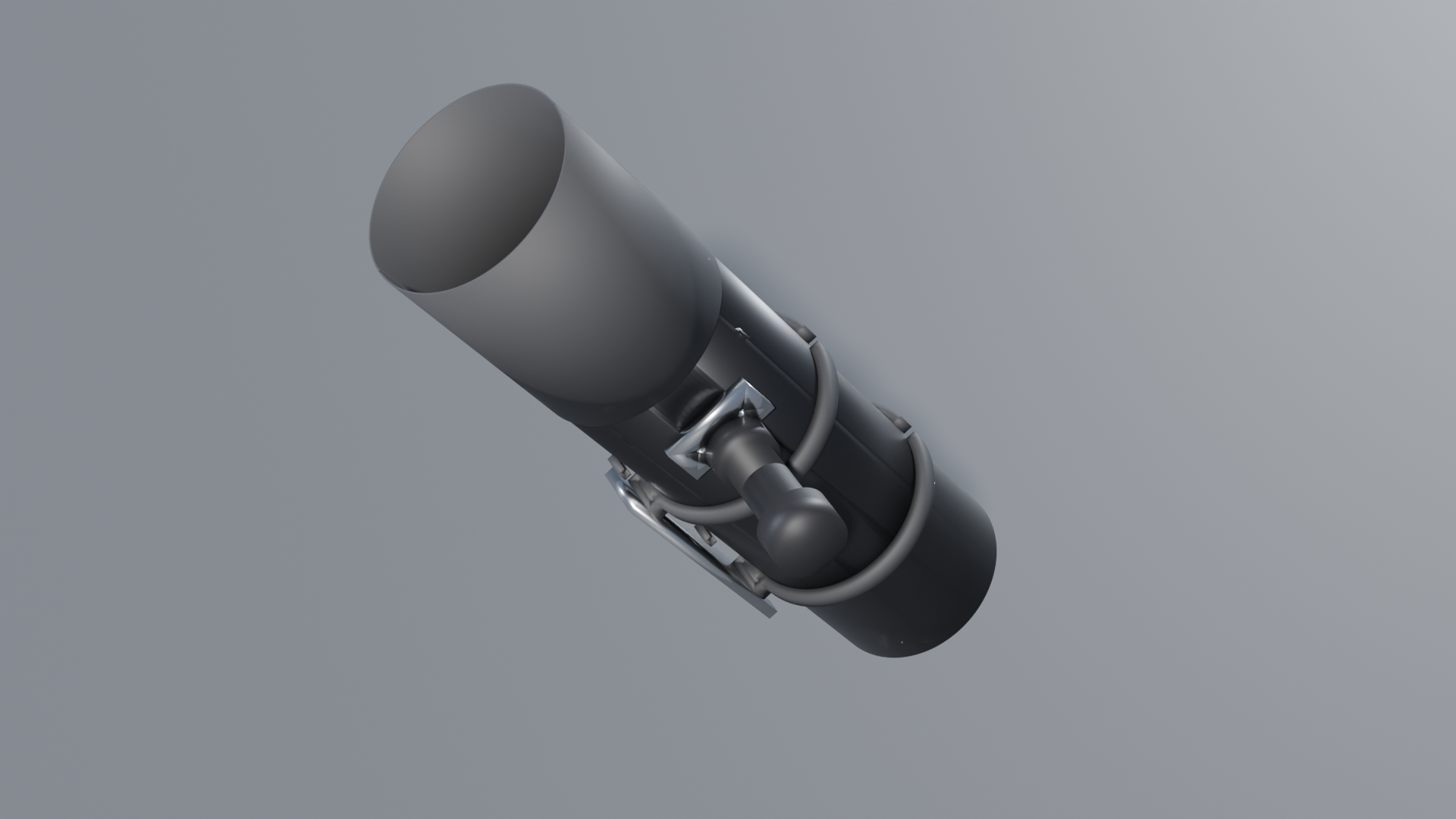 Assembly viewed toward the aperture