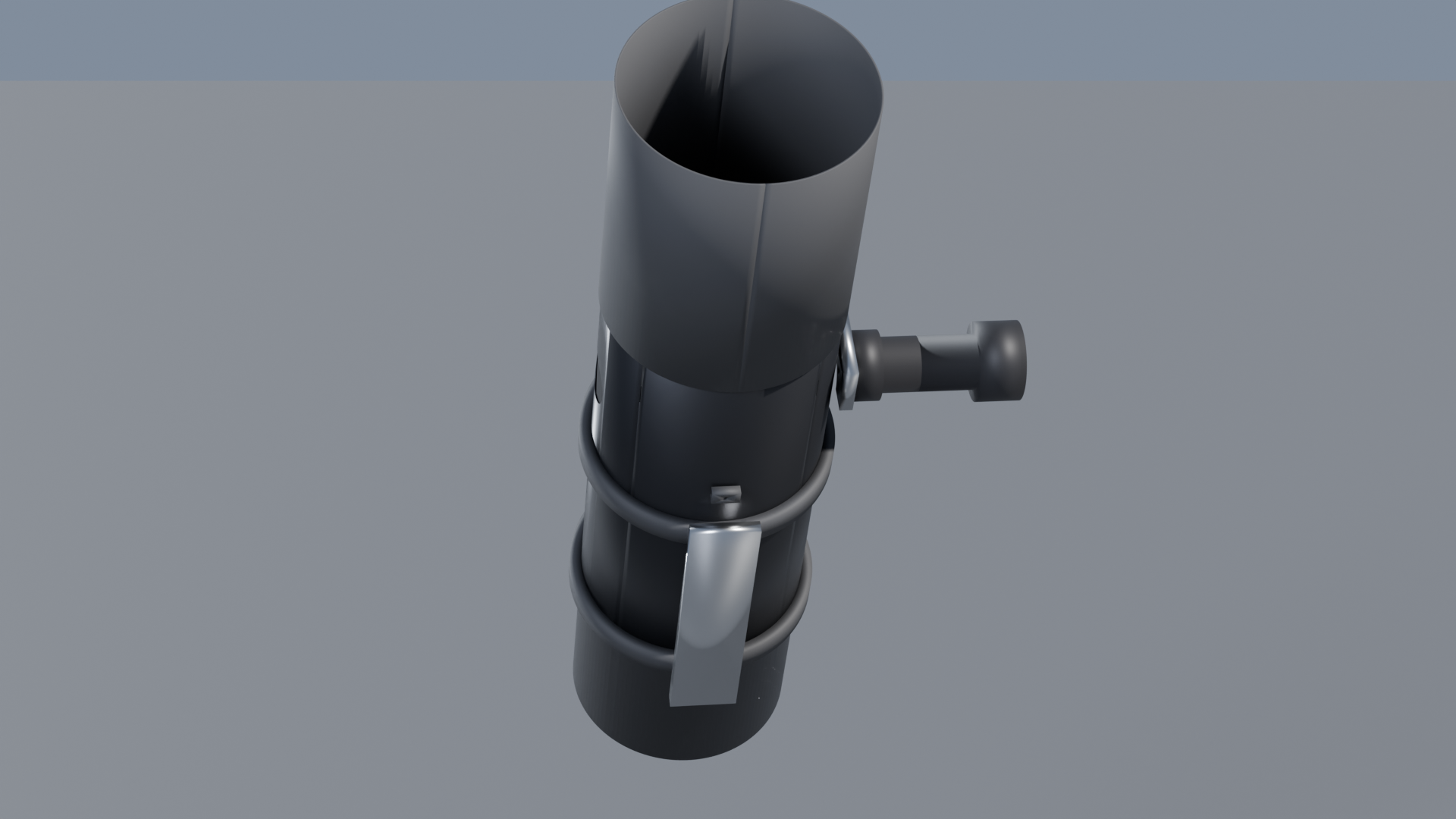 Full assembly with dew shield, tube rings, dovetail and imaging train