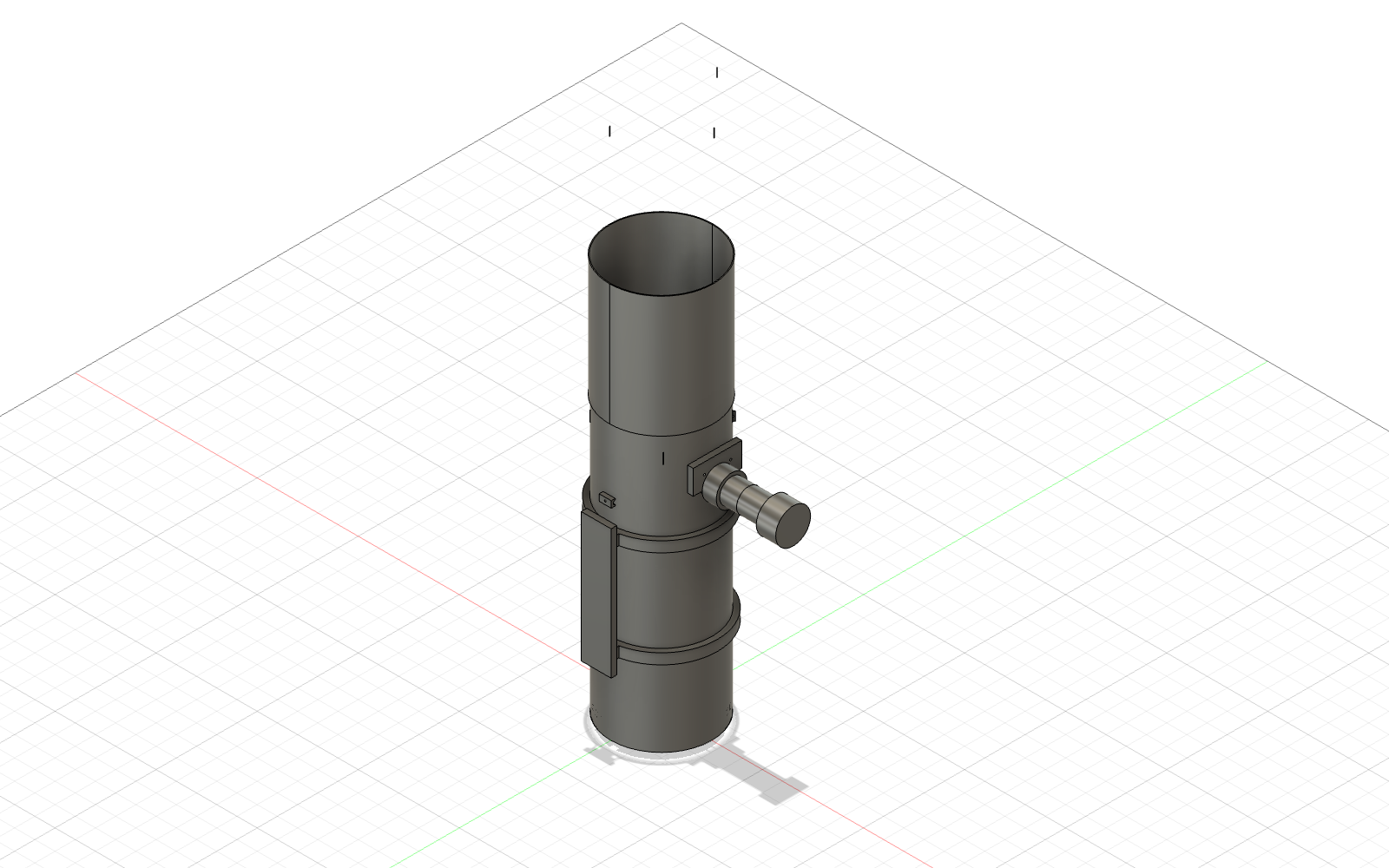 The assembly loaded in Fusion 360